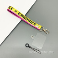 Nylon Strap Wrist Short Polyester Keychain Lanyards